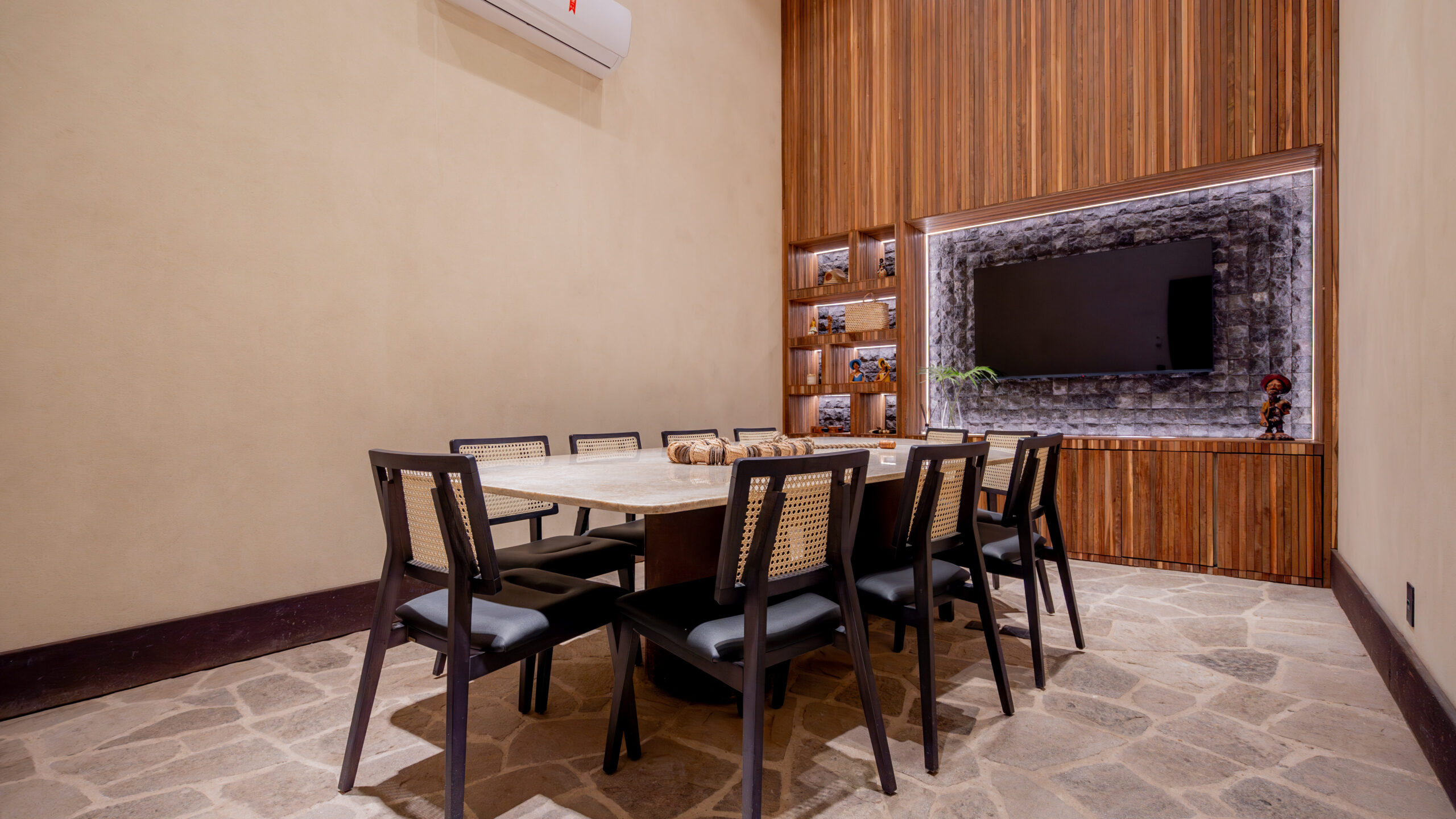 Sala de reunião para eventos corporativos