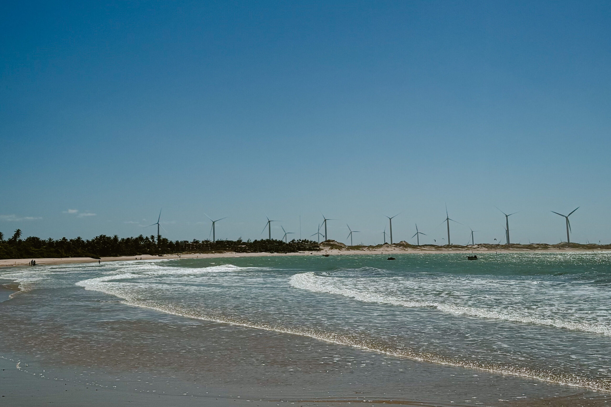 Mar da Praia de Icaraizinho de Amontade